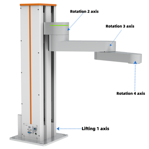 Endüstriyel makine <span class=keywords><strong>Robot</strong></span> kol 4 eksen manipülatör robotik kol - Product Image 3