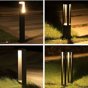 <b>Solar</b> LED Lawn <b>Light</b> Black Aluminum IP65 Water-Resistant Garden Lamp <b>Post</b> Motion Sensor 5000K Daylight 30000 Hours Lifespan - Product Image 2