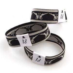 Bracelet RFID tissé en tissu élastique en polyester de nouveau style personnalisé vente directe d'usine - Product Image 4