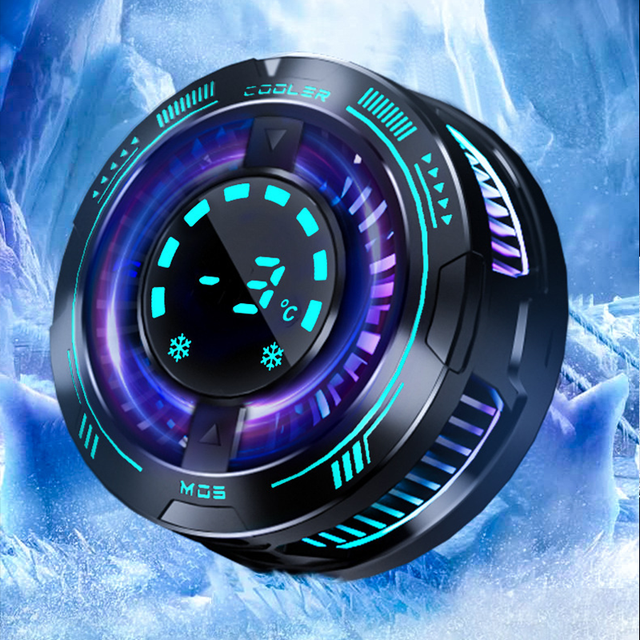 Hot Sale E-Sports Magnetic Back Clip Semiconductor Ice Freezing Mobile Phone Gaming Cooler for Pubg Android Games