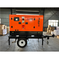 Generador Eléctrico o Planta de Energía, Generador Compacto de 40kwh, Generador Diésel de 25 Kva Montado en Remolque