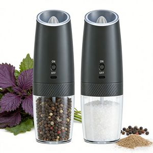 Parrillas para Barbacoa Súper Resistentes, Molinillos Automáticos de Pimienta y Sal para Exteriores, Juego de Molinillos Eléctricos de Sal y Pimienta - Product Image 3