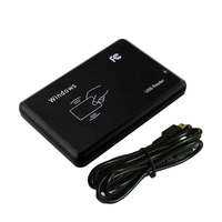 Lector de Tarjetas Inteligentes RFID de Escritorio GSC ISO 14443A, Lector de Tarjetas con Chip IC HF NFC de 13.56Mhz para Control de Acceso, Material ABS, Venta al Por Mayor