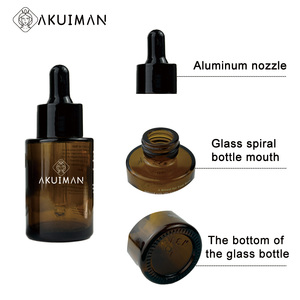 Frascos Cuentagotas de Vidrio Ámbar para Aceite Esencial con Caja de Embalaje Personalizada Envases de Lujo para Suero - Product Image 3