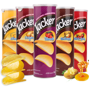 Chips de pommes de terre Jacker malaisiennes de haute qualité 160g, collations exotiques aux fruits et légumes à prix de gros - Product Image 1