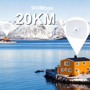 Pont sans fil industriel 5.8G extérieur sans modem, portée longue distance 10-25KM, CPE point-à-point, répéteur <span class=keywords><strong>WiFi</strong></span> Gigabit, prolongateur <span class=keywords><strong>AP</strong></span> - Product Image 6