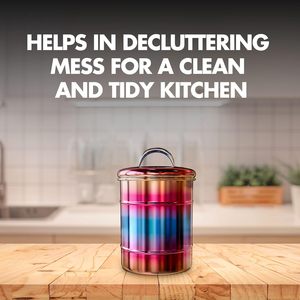 High-quality rustproof material with long-lasting shine <b>Canister</b> Sets for storing <b>sugar</b> <b>tea</b> <b>coffee</b> & dry kitchen items safely - Product Image 2