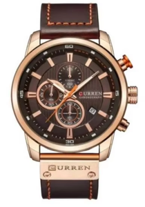 <span class=keywords><strong>Montres</strong></span> à la mode pour hommes avec bracelet en cuir à quartz Cadran en alliage <span class=keywords><strong>de</strong></span> 48mm Bande <span class=keywords><strong>de</strong></span> 22mm Liquidation résistante à l'eau Prix bas - Product Image 4