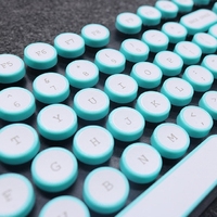 Factory 108 Keys Backlit Keycaps for Mechanical Keyboard Steampunk Retro Mechanical Keyboard Keycap