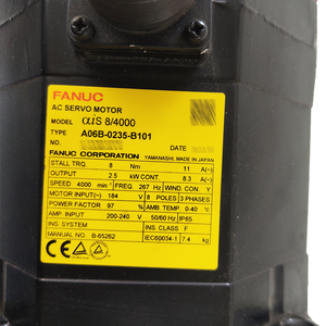 A06B-2227-B400 Fanuc AC Servo Motor A06B2227B400 For PLC PAC & <b>Dedicated</b> Controllers - Product Image 2