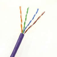 Kabel LAN Ethernet Cat5e FTP Luar Ruangan 8-Konduktor Standar OWIRE 0.511mm