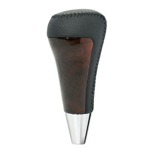 DPXF Gear Shift Knob Wood Grain Leather Ergonomic For Lexus Car <b>Interior</b> <b>Accessory</b> - Product Image 3