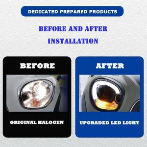 Faro HETOP Mini <span class=keywords><strong>R60</strong></span> 2011-2016, Aggiornamento LED, Luci Auto, Faro con Luce Diurna, Accessori Automobilistici per <span class=keywords><strong>BMW</strong></span> - Product Image 2