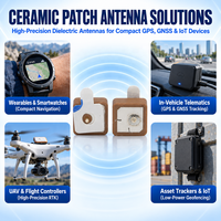 ZKT Maßgefertigte Miniatur 9x9mm 12x12mm Passive GNSS Keramik-Chip-Antenne für Tragbare Smartwatch-Geräte
