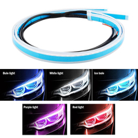 Bande lumineuse à LED bicolore pour voitures 6000K phares laser de jour avertissement d'urgence lampe à double couleur nouvel état