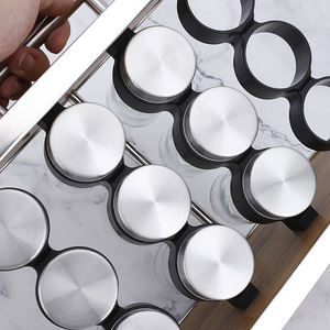 Support <span class=keywords><strong>à</strong></span> <span class=keywords><strong>épices</strong></span> en métal, support <span class=keywords><strong>à</strong></span> <span class=keywords><strong>épices</strong></span> <span class=keywords><strong>rotatif</strong></span> pour cuisine, suspendu avec tiroir <span class=keywords><strong>à</strong></span> cuillères, boîte <span class=keywords><strong>à</strong></span> <span class=keywords><strong>épices</strong></span> debout, rangement combiné - Product Image 2