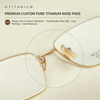 6228 Montures de lunettes en fil de titane pur superélastique, légères et durables, design à monture complète, pour adultes unisexes, usage quotidien