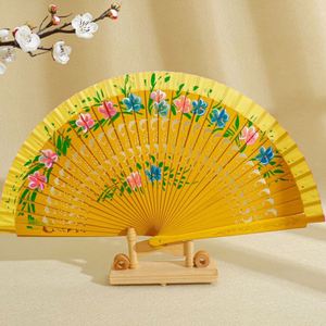 Ventilador de Mano de Madera con Diseño Personalizado, Impresión a Todo Color, para Decoraciones, Recuerdos, Navidad, Año Nuevo, Halloween - Product Image 6