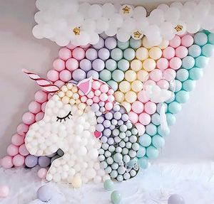 Paquete de 200 Globos Pastel de 5 Pulgadas, Colores Primaverales del Arcoíris, Pequeños Globos Macaron de Látex de Colores Variados, Surtidos, para Navidad y Pascua - Product Image 1