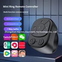 Télécommande portable intelligente rechargeable BT Ring Tiktok pour téléphone portable, selfie, photo, retourneur de page, contrôleur de vidéo