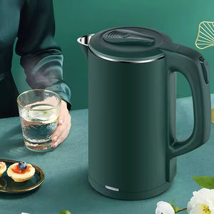 Stainless Steel Electric Kettle with Double Wall Thermos Air Jug <b>Big</b> Capacity Vacuum Insulation - Product Image 1