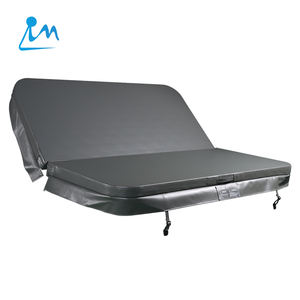 गहरे भूरे रंग का हॉट टब स्पा कवर, अनुकूलित आकार का हॉट टब प्रोटेक्ट स्विमिंग पूल स्पा कवर - Product Image 1