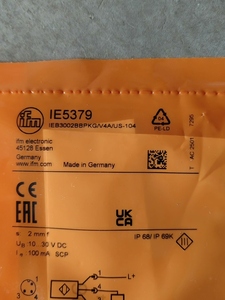 หนึ่งชิ้นสำหรับ IFM New IE5379 Proximity Switch ประเทศจีน - Product Image 2
