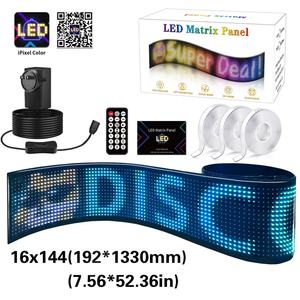 Module de matrice LED RVB flexible pour affichage publicitaire intérieur/extérieur, écrans de voiture, éducation, centres commerciaux, signalétique - Product Image 5