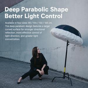 Parapluie diffuseur de studio photo Godox UB-105D le plus demandé avec réflecteur - Product Image 4