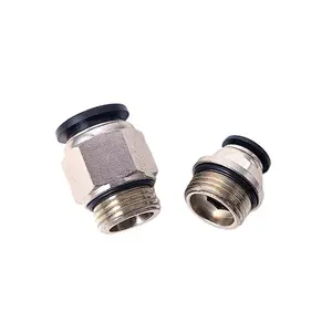 4mm PC Push in tube Fitting Air BSPP Male Straight Quick Release Connectors