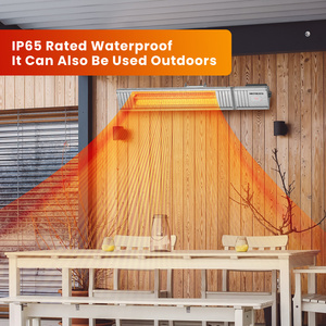 屋外赤外線ヒーター米国製壁取り付けゴールデンチューブ - Product Image 4