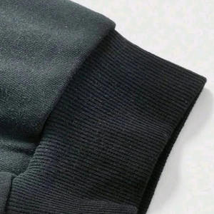 ผู้ผลิต OEM เสื้อฮู้ดดี้แฟชั่นประดับเพชรน้ำหนักมาก ออกแบบเองได้ ซิปหน้า ผ้าฝ้ายผสม สำหรับฤดูหนาว - Product Image 5