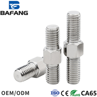 304 Stainless Steel Zinc Plated Metric Double-headed Bolts Positive and Negative Thread Screws Studs Rods All Sizes Customizable
