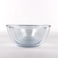 Ensemble de 7 bols ronds en verre borosilicaté/ensemble de bols en verre résistant à la chaleur