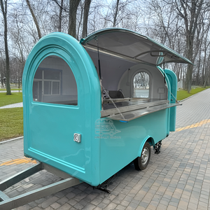 OEM <b>Towable</b> Food Trailer Fully Equipped Barbecue & Kebab Food Shop with Fiberglass & Aluminum Construction for Sale USA - Product Image 5