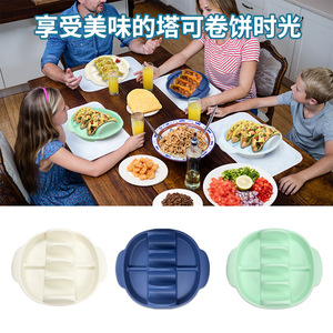 Support ovale en silicone pour tortillas, antidérapant, pour pique-nique, usage adulte - Product Image 5