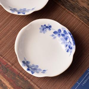 Service de table de style européen, assiette creuse pour fruits, bol à soupe bleu rose, vaisselle de banquet - Product Image 4