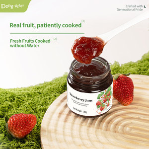 OEM ODM trà bong bóng Thành phần bánh quy mứt trái cây kem tráng miệng 120g mứt dâu - Product Image 2