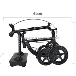 Andador de rodilla de 4 ruedas superventas para fracturas e lesiones, herramienta de movilización desmontable y plegable - Product Image 5