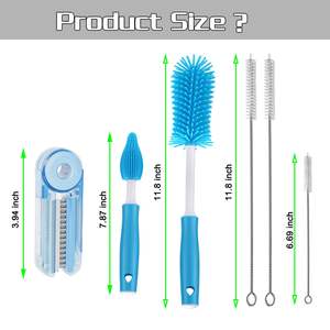 Kit de Limpieza de Botellas Stanley, Cepillo para Limpiar Tubos, Limpiador de Botellas con Mango Largo, Cepillo para Limpiar Pajitas, Limpiador de Botellas 3 en 1 - Product Image 2