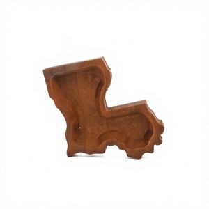 Ciotole in Legno di Paulownia Artigianali a Forma di Louisiana per Candele, Decorazione Rustica per la Casa - Product Image 4