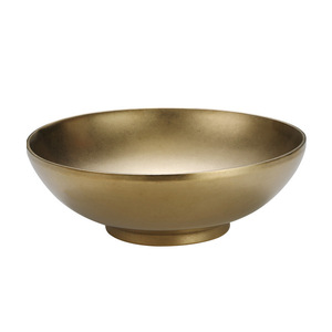Retro Snow Gold Plate 304 Stainless Steel Round Shallow Plate Industrial Style Tray Dinnerware Set Daily Use - Product Image 2