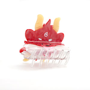 Personalized design cute animal handle acetate <b>hair</b> clips quirky and unique women's <b>hair</b> <b>accessories</b> wholesale. - Product Image 4