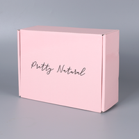 Boîte d'emballage personnalisée en carton ondulé Kraft auto-adhésif recyclable pour macarons, beignets et sushis