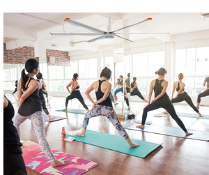 Tiết Kiệm Năng Lượng 3.7M/12ft Hvls Nhôm Công Nghiệp Quạt Trần Động Cơ Điều Khiển Cảm Ứng 38dB 3-Năm Bảo Hành Cho Phòng Tập Thể Dục Kho Hội Thảo - Product Image 3