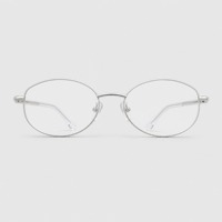 Monture optique fine en fil d'œuf 52 17 140, branches en acétate transparent, 4 couleurs personnalisables pour usage quotidien