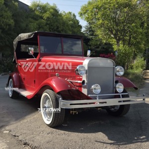 Vehículo Eléctrico Clásico Vintage para Recorridos Turísticos con Configuración Multiseguridad, Transporte Seguro de Pasajeros para Servicio de Country Club - Product Image 2