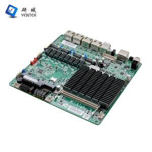 X86 không quạt Bo mạch chủ máy chủ Intel J1900 Bộ vi xử lý <span class=keywords><strong>Quad</strong></span> <span class=keywords><strong>Core</strong></span> DDR3L 4 LAN Ethernet pfsense tường lửa Bo mạch chủ công nghiệp - Product Image 2