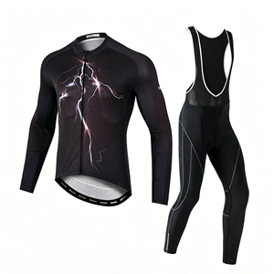 Ropa de Ciclismo Transpirable de Manga Larga con Protección UV, Estilo Sublimado Personalizado, Directo de Fábrica al Por Mayor, para Primavera y Otoño - Product Image 5