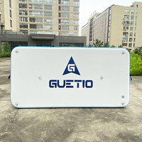 Station d'accueil gonflable flottante en Pvc de 15cm d'épaisseur, plate-forme d'île, tapis d'eau, station d'accueil gonflable populaire